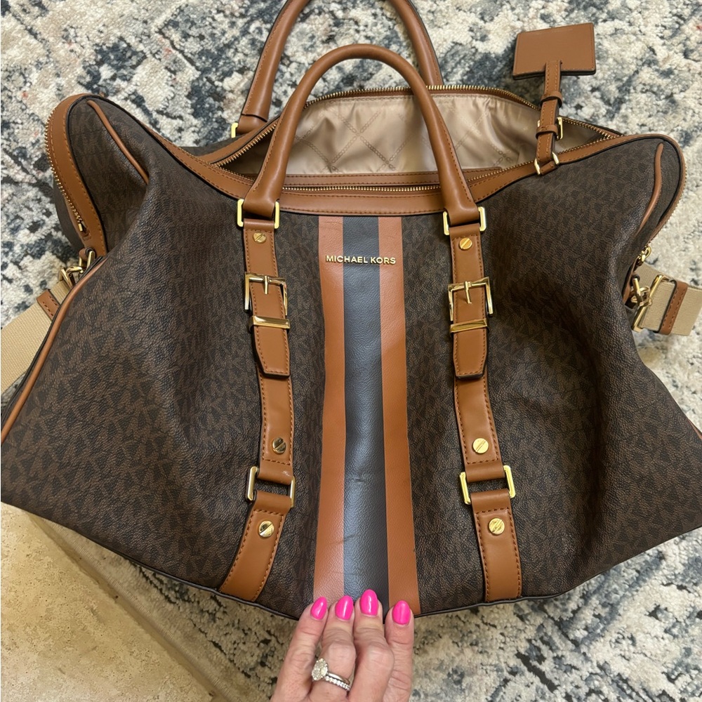 Micheal Kors travel duffel bag